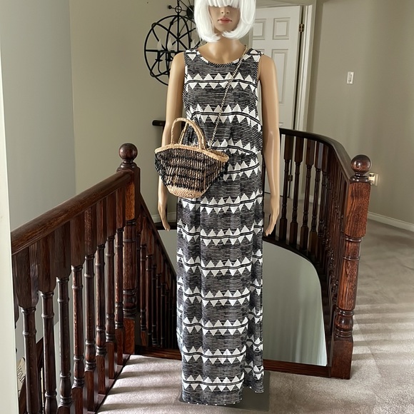H&M tribal maxi dress 8 - Picture 3 of 12